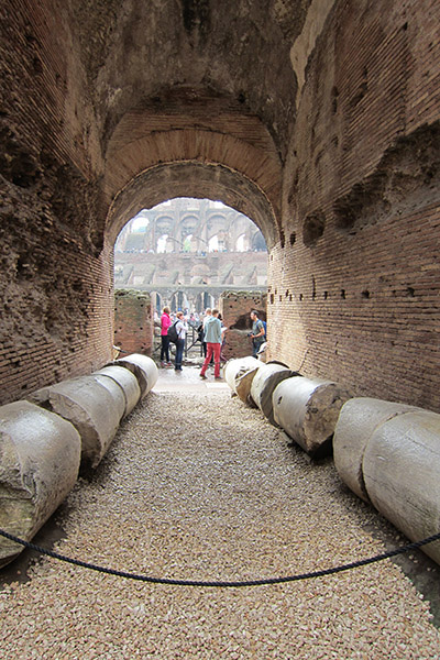 Doorkijkje Colosseum